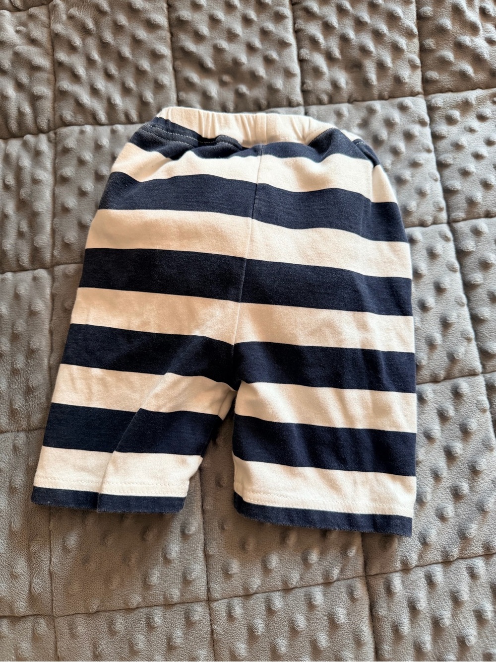 Kids Striped Navy and White Pajama Shorts - Peejamas